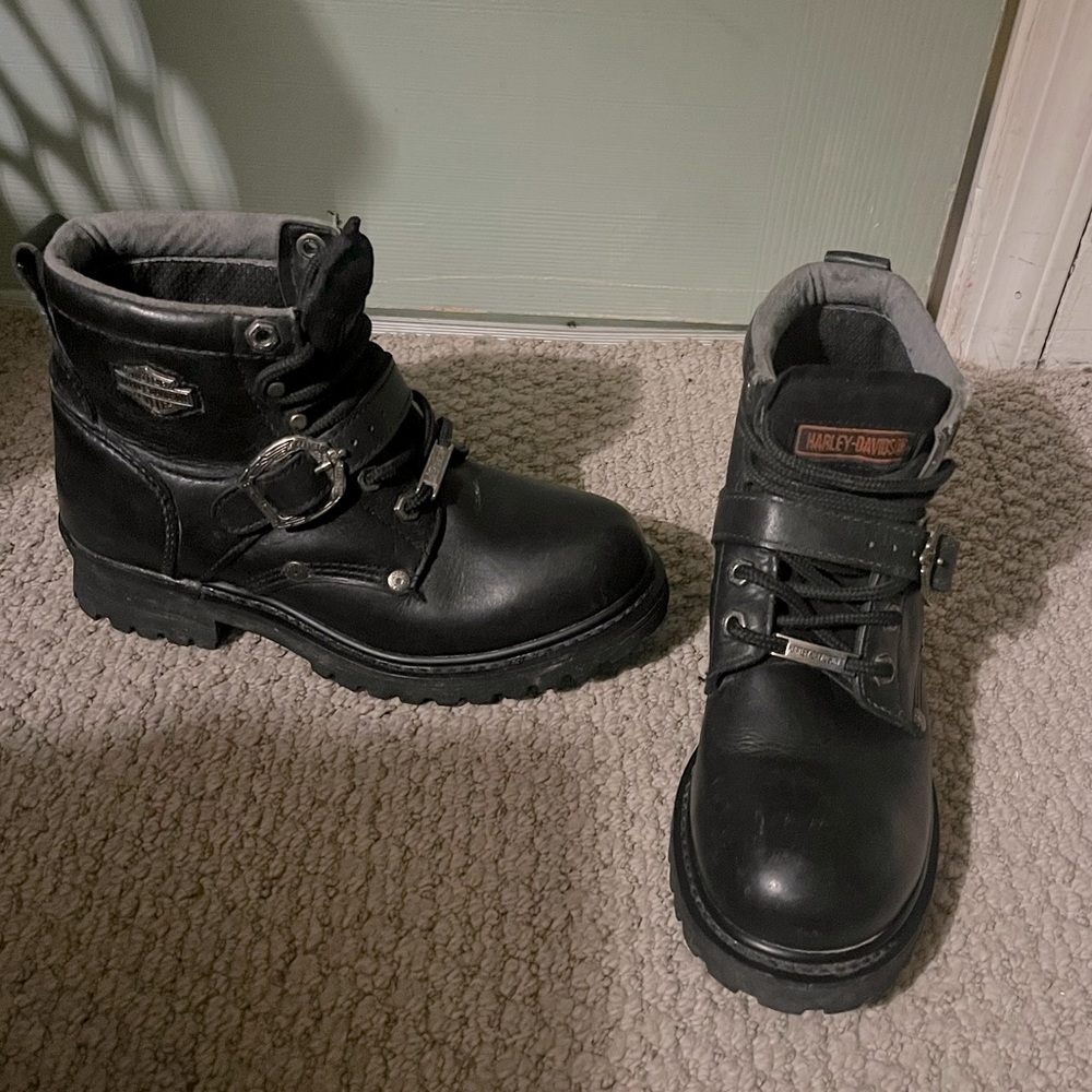 Harley Davidson steel toe boots